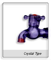 PVC Crystal Short Faucet